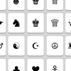Icon Characters & Symbols