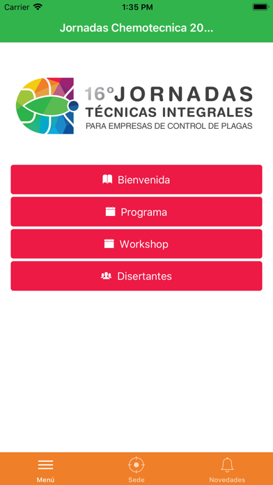 Jornadas Chemotecnica 2019 screenshot 2