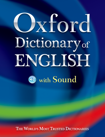 Скриншот из Oxford Dictionary of English.