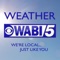 The WABI TV5 Weather App includes: