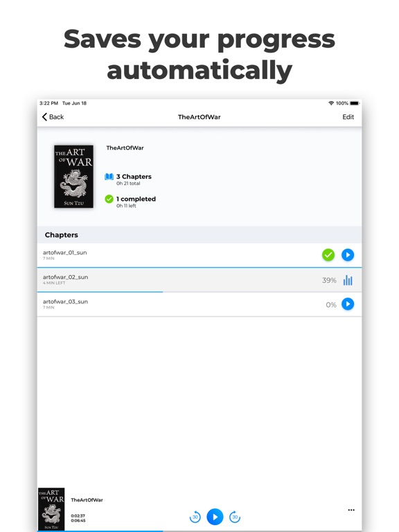 Audiobook Player SmartBook screenshot 4