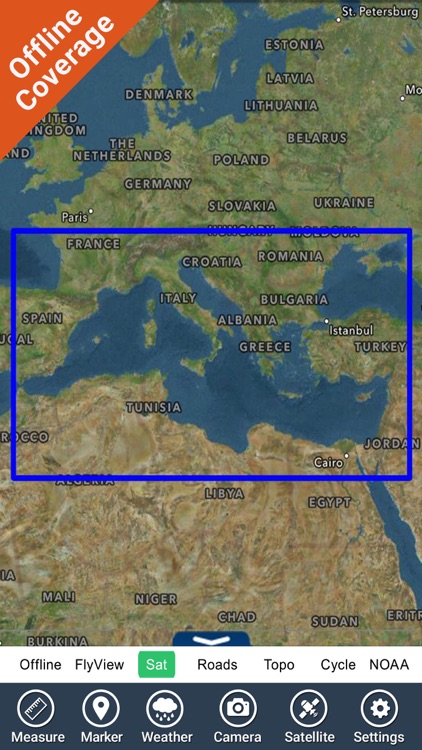 Mediterranean Sea HD GPS Chart screenshot-7