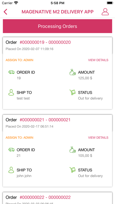 Magenative Delivery App For M2 screenshot 3