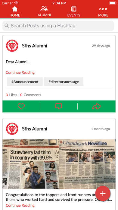 How to cancel & delete SFHS Alumni from iphone & ipad 4