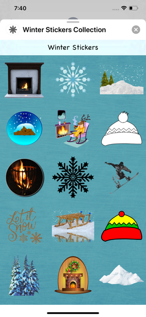 Winter Stickers Collection(圖1)-速報App