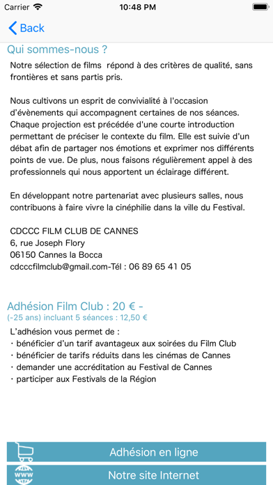 Film Club de Cannes screenshot 3