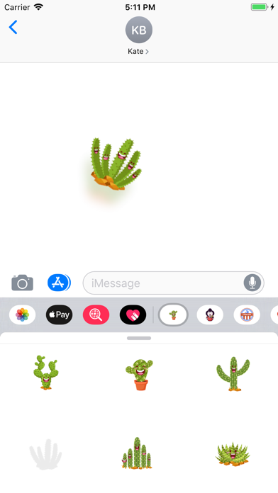 Cute Cactus Stickers screenshot 4