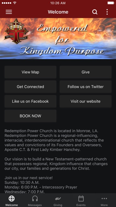 How to cancel & delete Redemption Power Church App from iphone & ipad 1