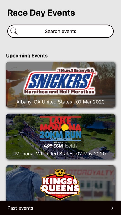 Race Day Events