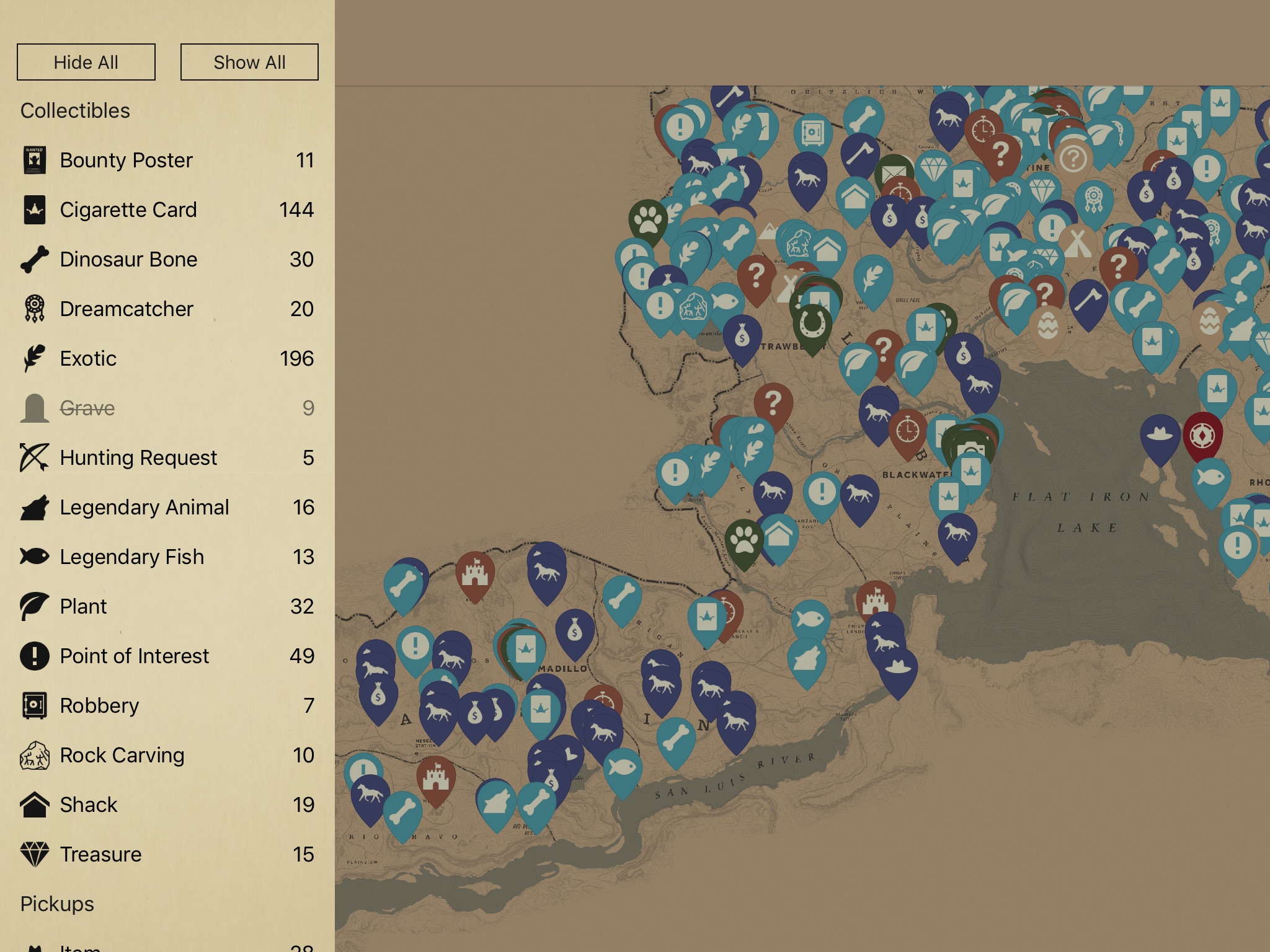 Unofficial Map for RDR2 screenshot 2