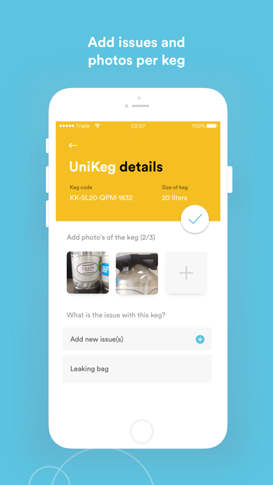 KeyKeg support app screenshot 3