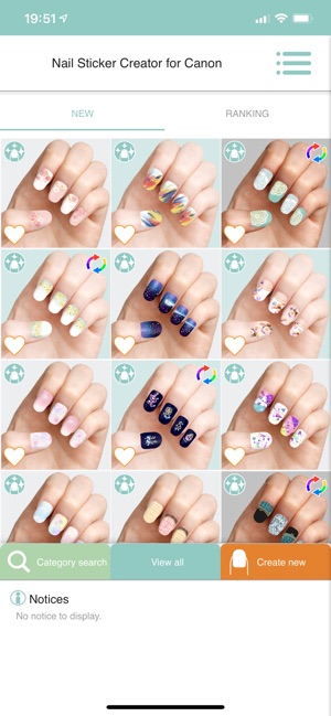 Nail Sticker Creator for Canon