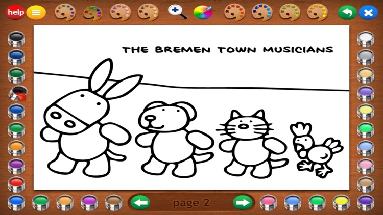 Fairy Tales Coloring Book screenshot-7