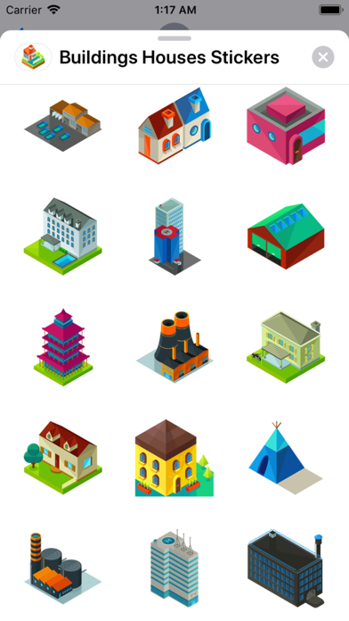 Buildings Houses Stickers Screenshot 3