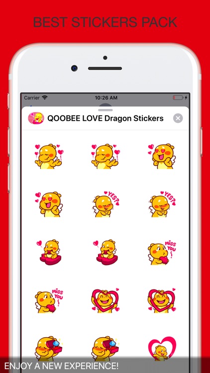 QOOBEE LOVE Dragon Stickers