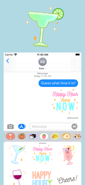 Happy Hour Time Stickers(圖2)-速報App