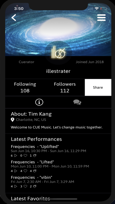 CUE Music - Live Platform screenshot 3