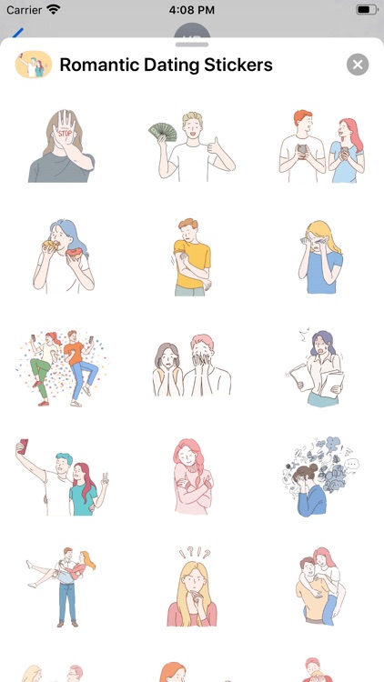 Romantic Dating Stickers