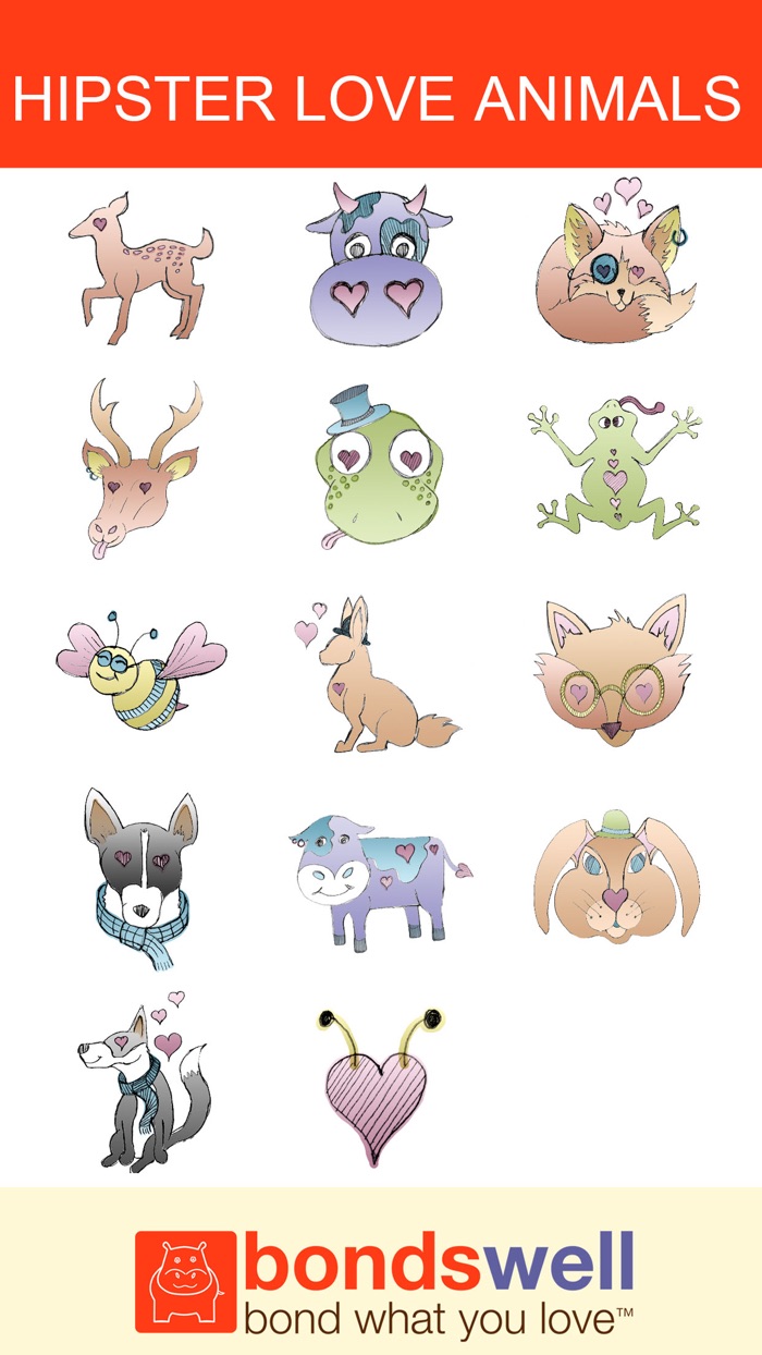 Hipster Love Animals