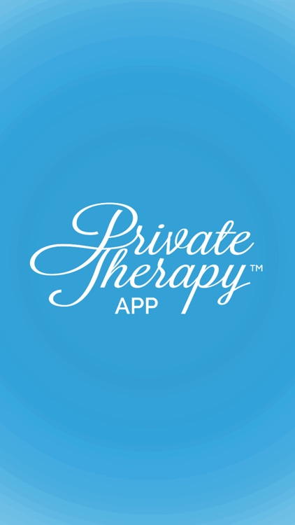 Private Therapy App