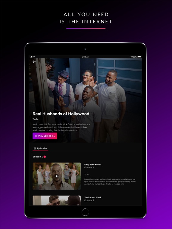 iPad Image of BET+
