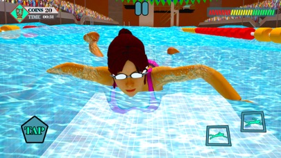Real Summer Swimming Pool Race screenshot 2