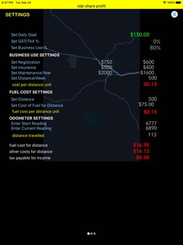 Ride Share Profit screenshot 2