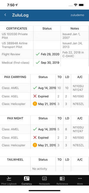 ZuluLog Pilot Logbook(圖5)-速報App