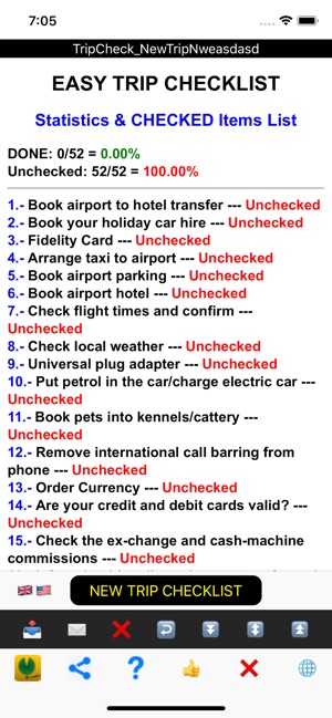 Easy Trip Checklist(圖5)-速報App