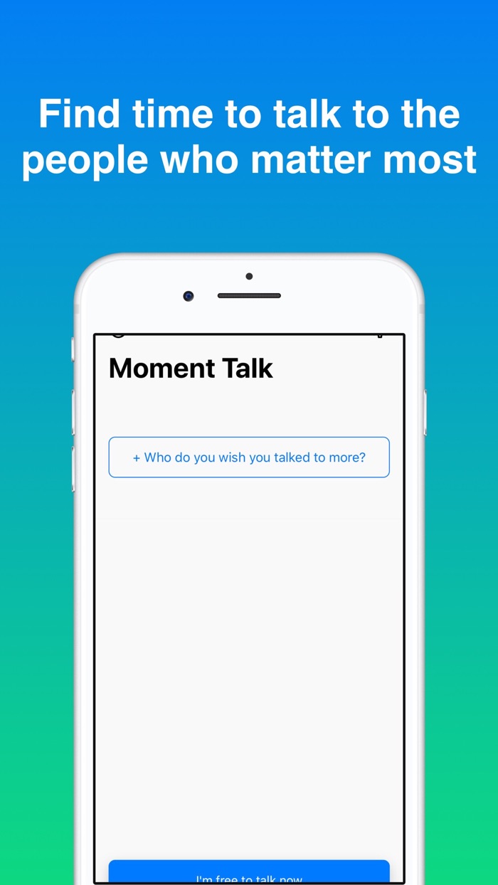 Moment Talk Find Time to Talk