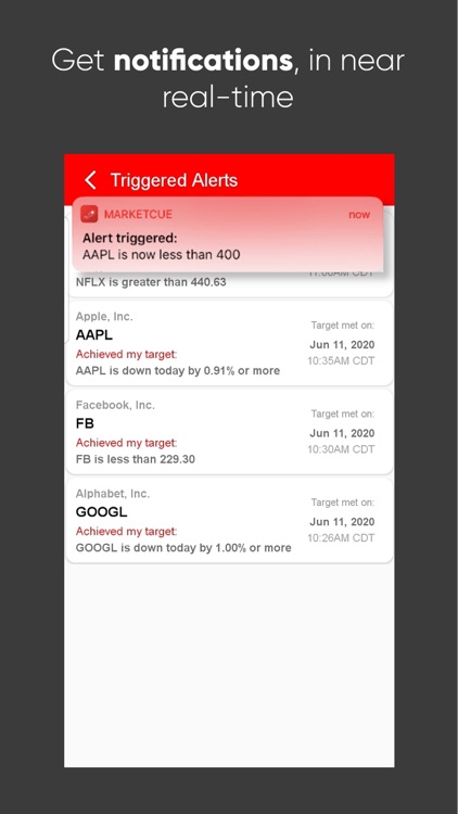 MarketCue: Stock Price Alerts screenshot-4