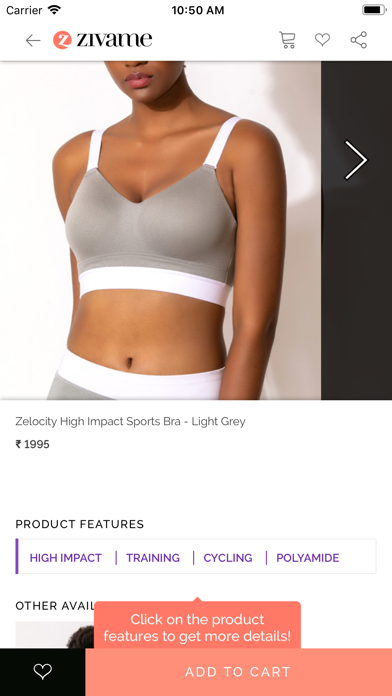 zelocity high impact sports bra review