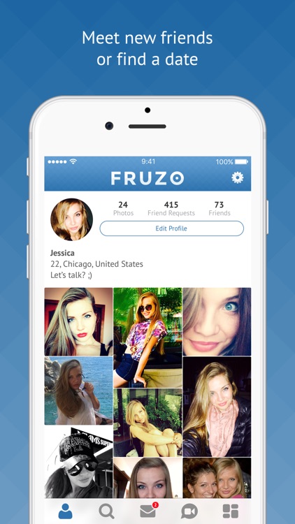 Fruzo– Video Chat & Dating App screenshot-0
