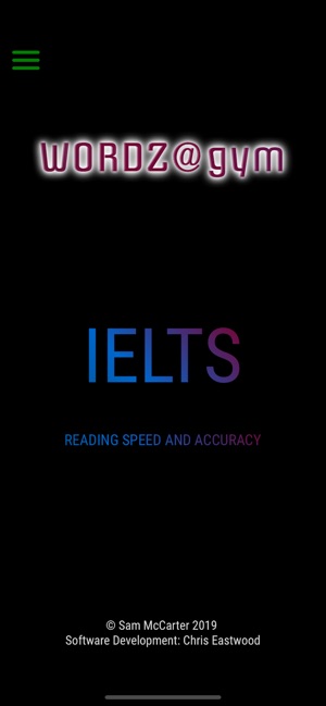 WORDZ@gym IELTS: Reading speed