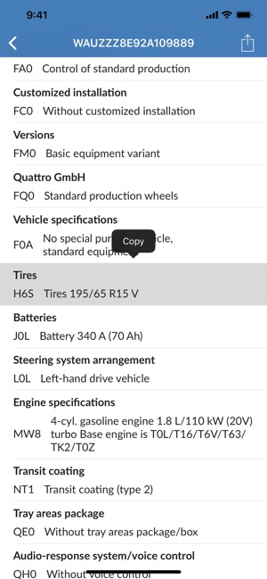 VIN Decoder for Audi(圖4)-速報App