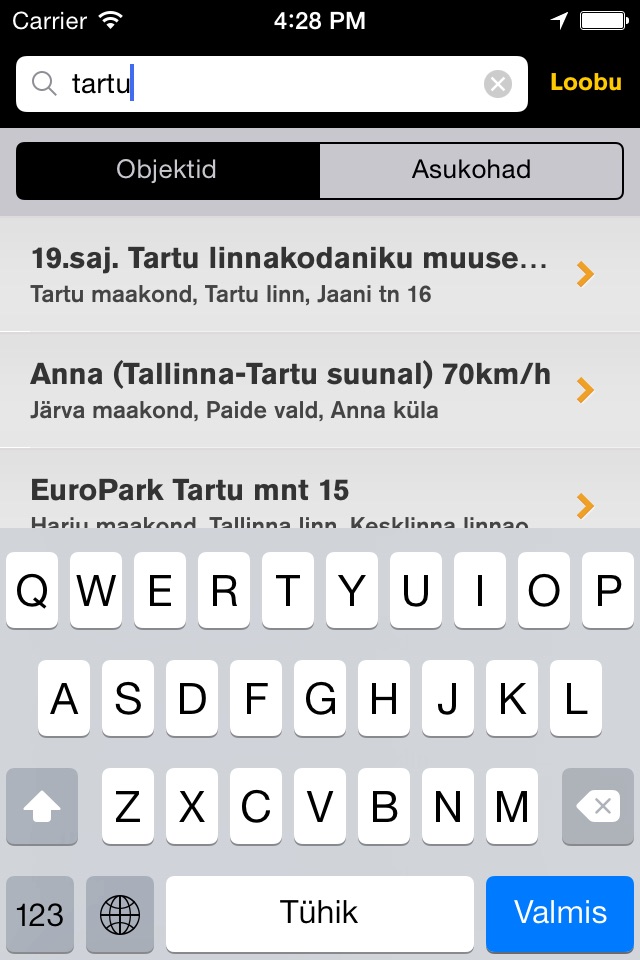 EestiTeed screenshot 2