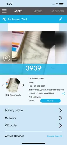 Captura de Pantalla 5 ZEN Messenger Lite iphone