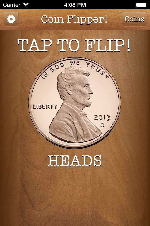 Flip a Coin App screenshot 3