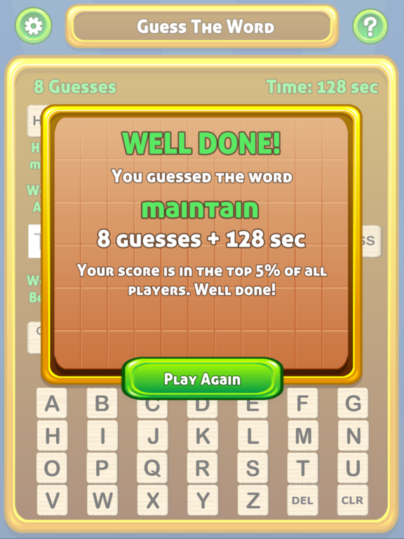 Screenshot #5 pour Guess The Word Game
