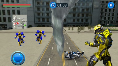 Transforming Tornado Robot War screenshot 3