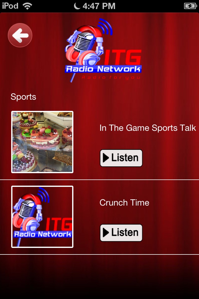 ITG Radio Network screenshot 2