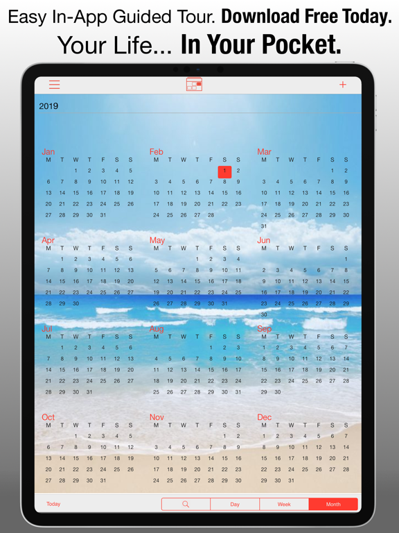 PocketLife Calendar screenshot