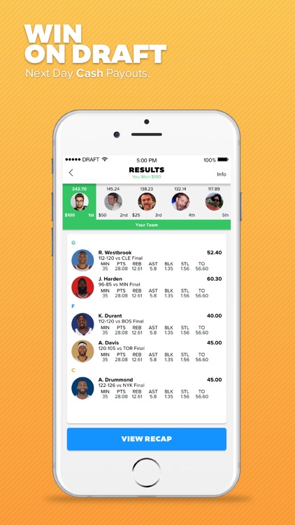 DRAFT: Daily Fantasy Sports screenshot-3