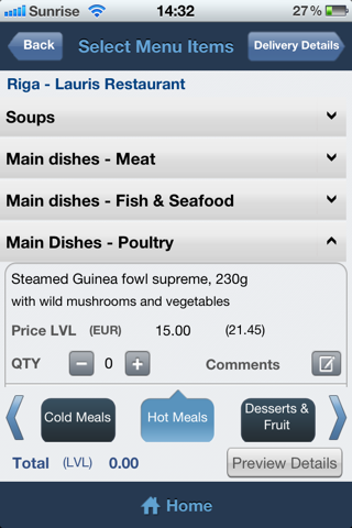 DeliSky VIP Inflight Catering screenshot 3