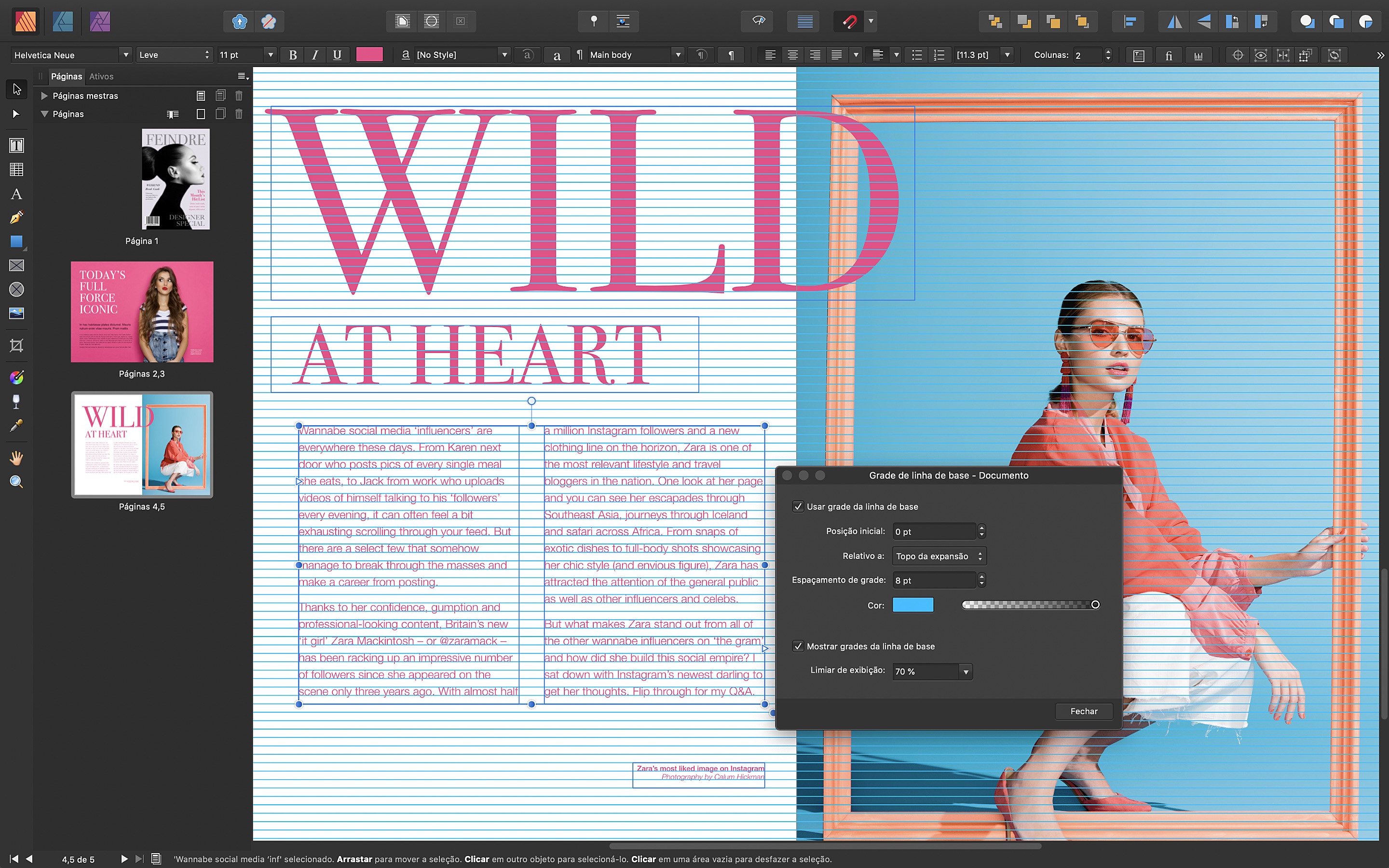 Screenshot do app Affinity Publisher
