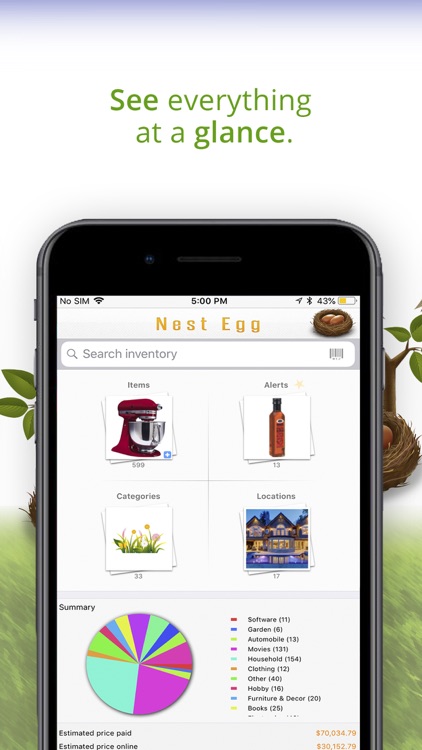 Nest Egg - Inventory