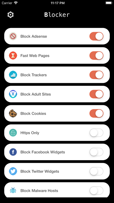 Blocker - Adblock & Secure Web screenshot 3
