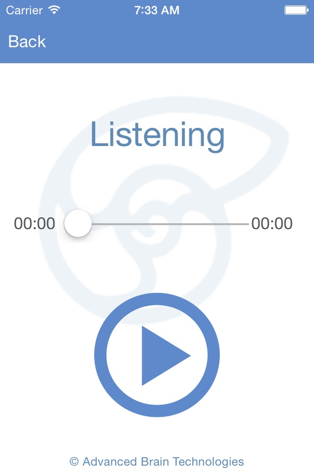 The Listening Program Mobile screenshot 2