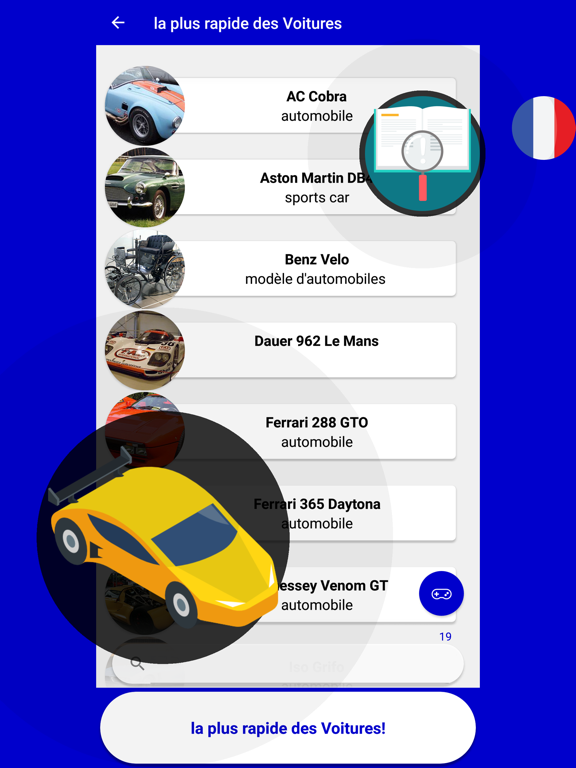 Screenshot #5 pour Voiture Quiz Jeu 2019