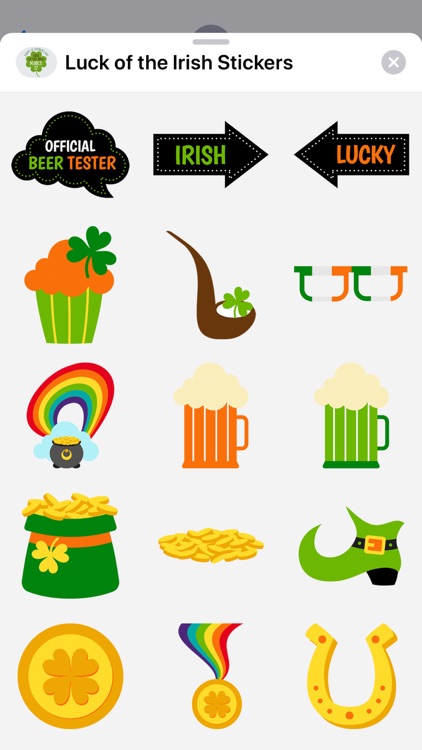 Luck of the Irish Stickers